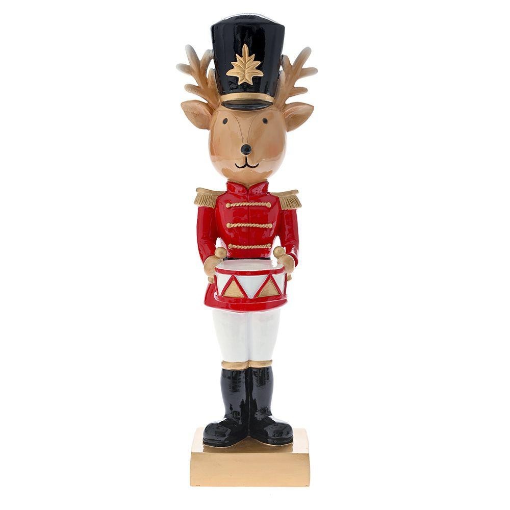 SCHIACCIANOCI RENNA IN POLIRESINA 11X10X35CM